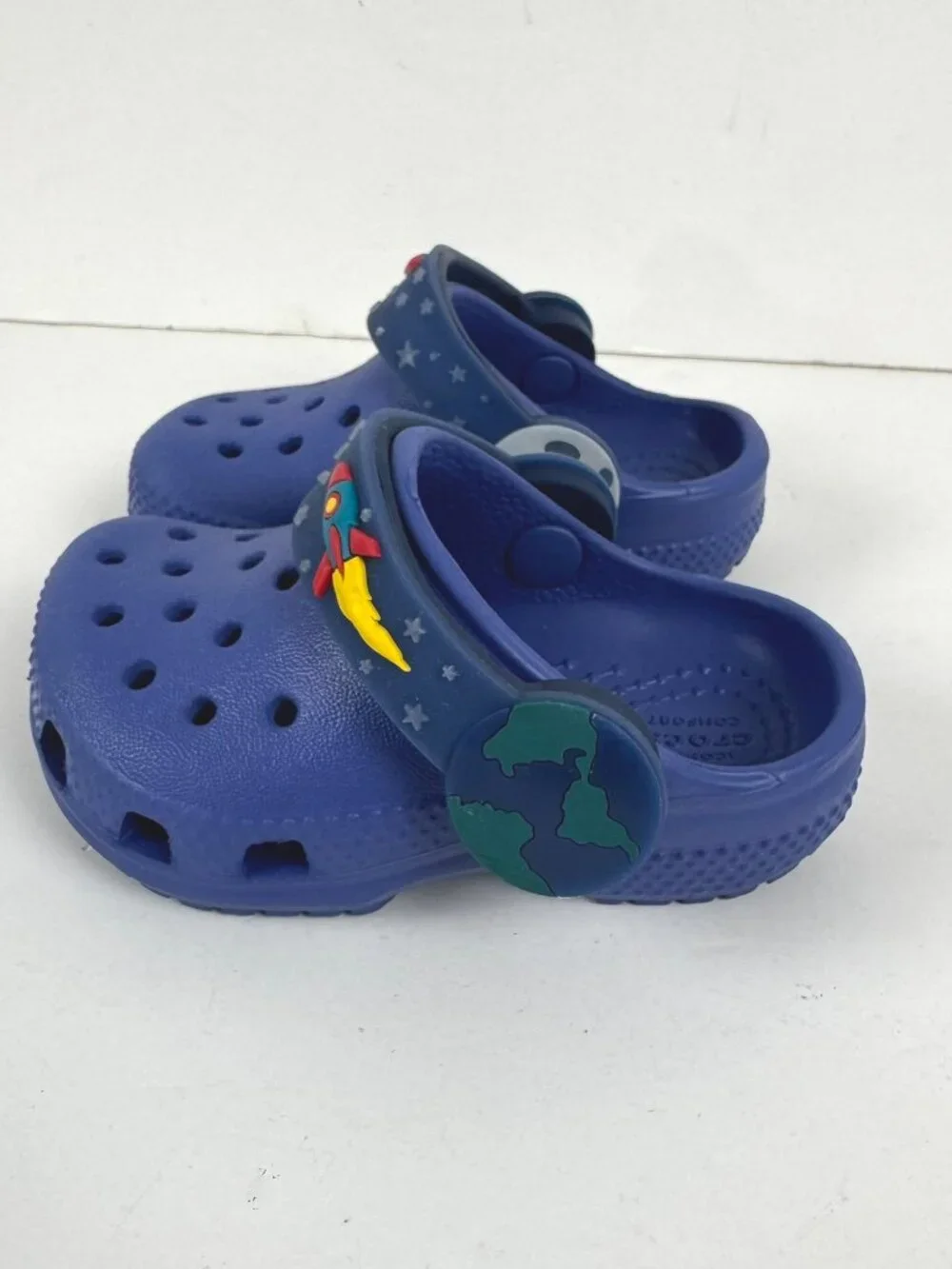 Crocs Space Clogs Kids' C4 Light Up Classic Imagination Lights Backstrap SA-67